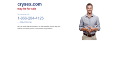 Desktop Screenshot of crysex.com